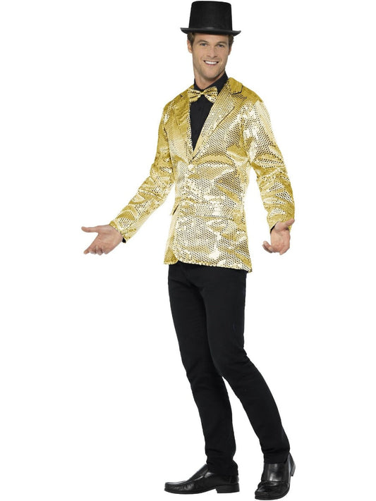 Gouden pailletten jas