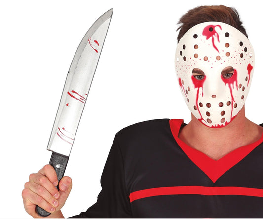 Knife with blood 45 cms