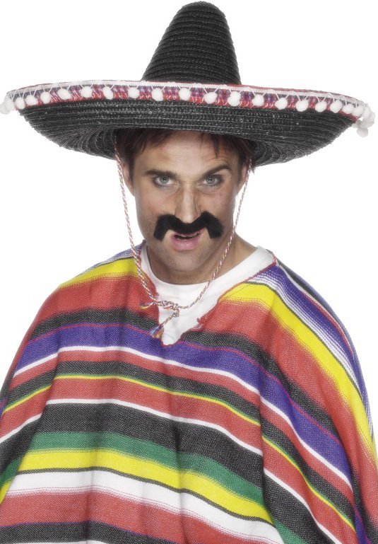 Zwarte Sombrero Hoed