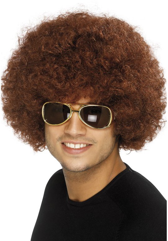 70's Funky Afro Pruik
