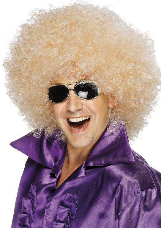 Blonde Mega Afro