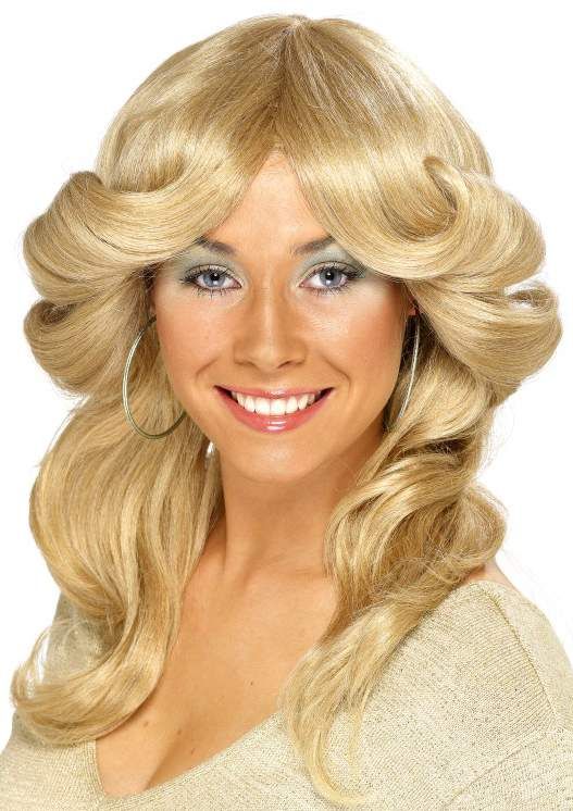 70's blonde Pruik