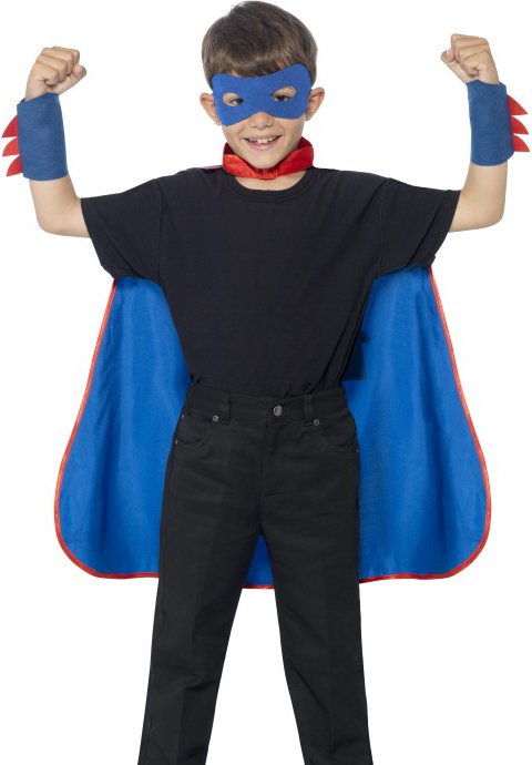 Kinder Cape Superhelden Set