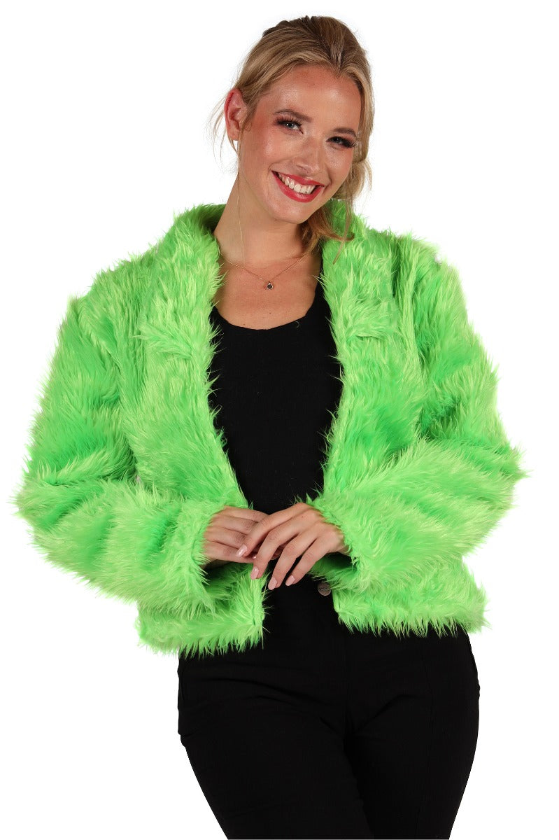 Bontjasje Neongroen M/L