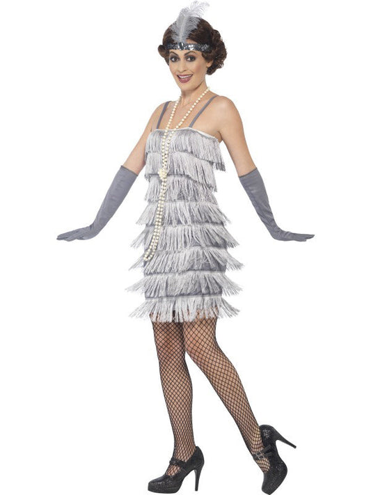 Flapper Costume silver