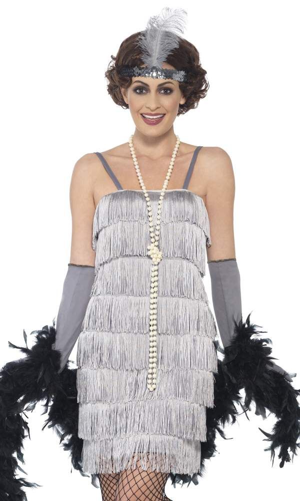 Flapper Costume silver