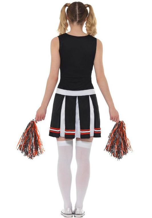 Zwart Cheerleader Jurkje