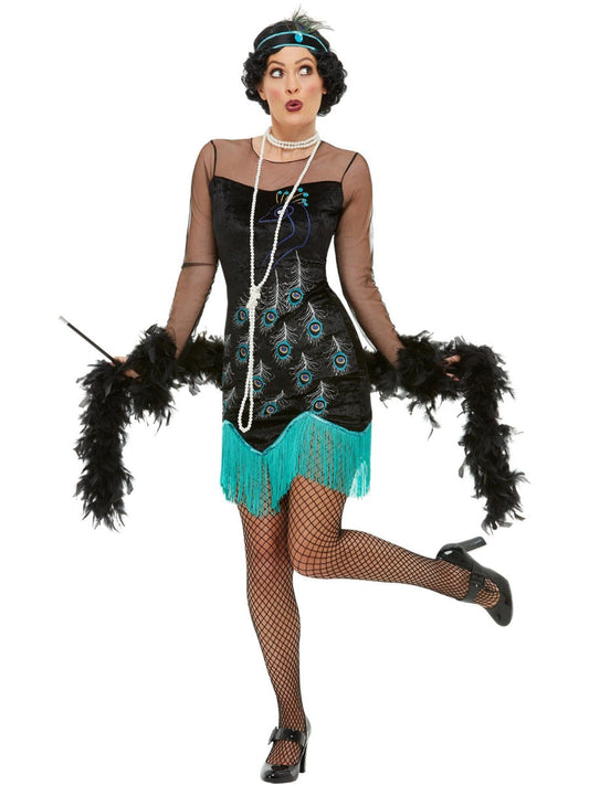 20s Peacock Flapper Costume