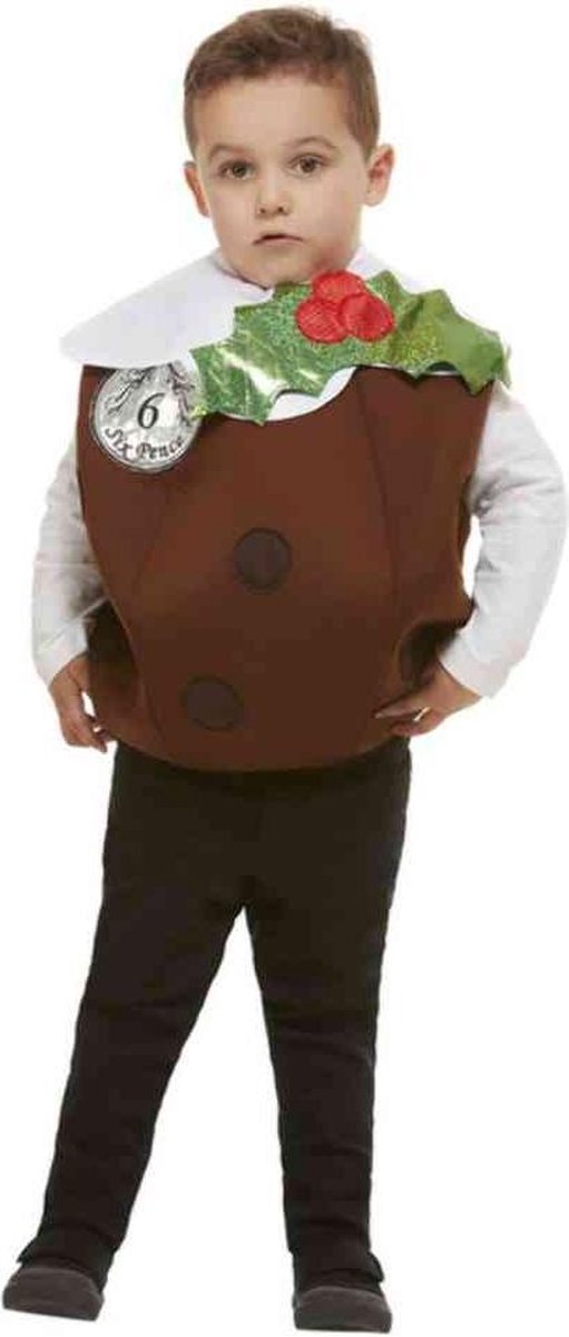 Christmas Pudding 3D Kinder Kostuum - Kids 4-9 jaar