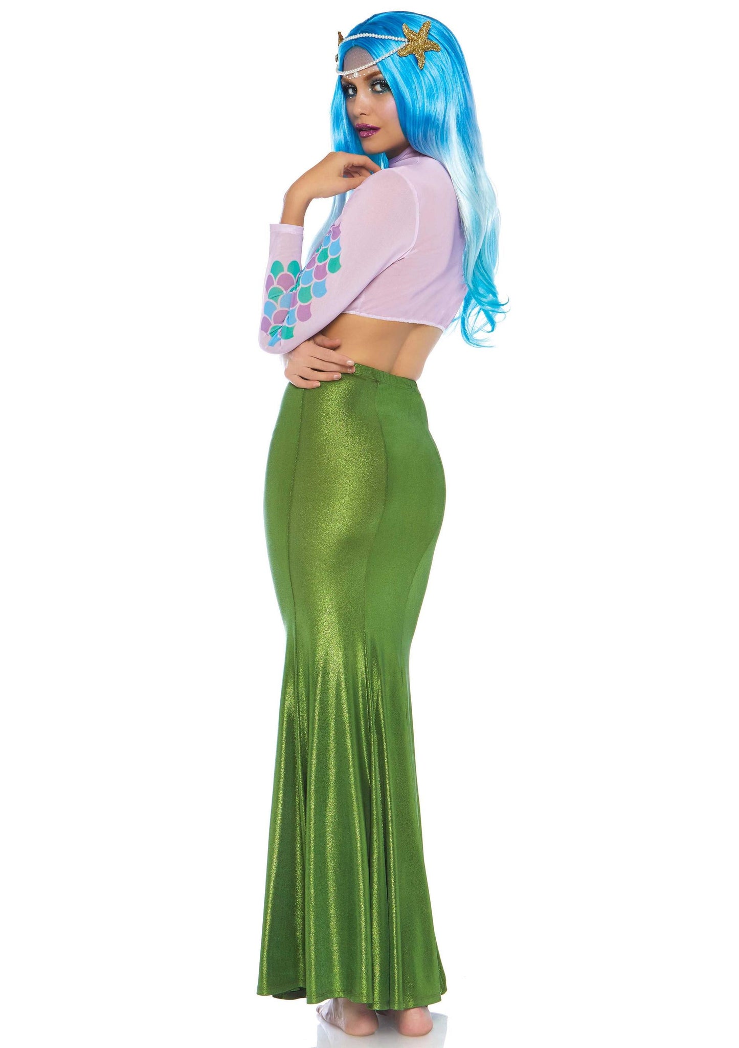 Plus Shimmer Mermaid Skirt