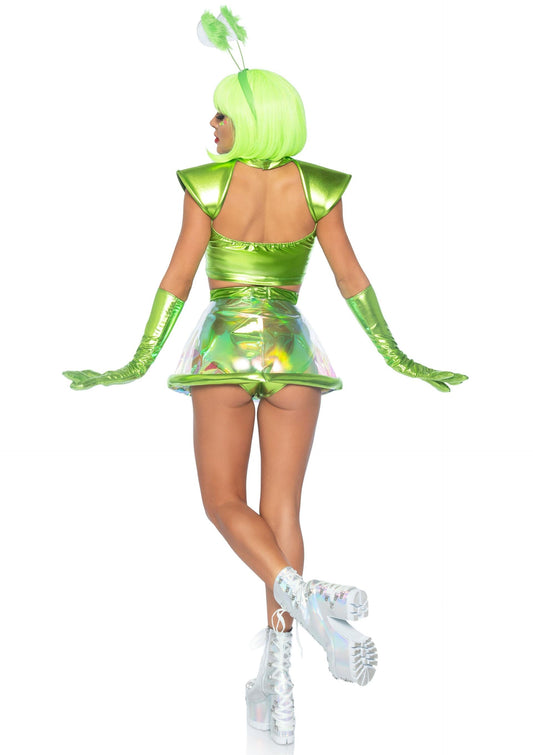 Beam Me Up Babe Top and Skirt