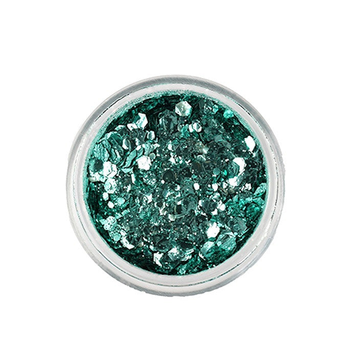 TURQUOISE Biodegradable Face- and Bodyglitter 6ml