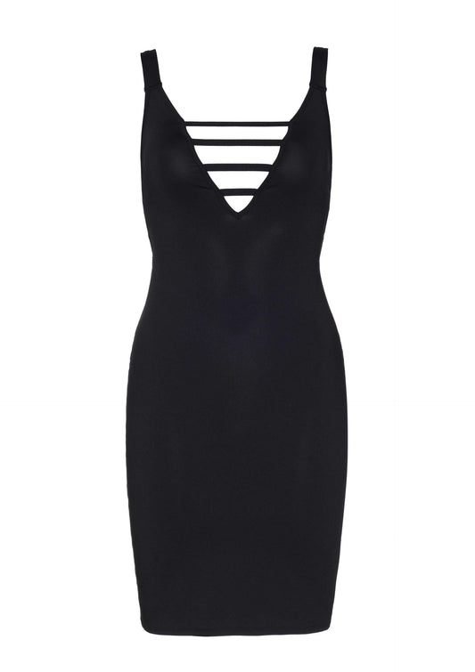 Deep-V Mini Dress