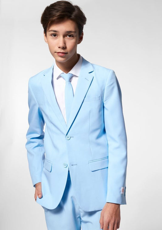 Jongens Pak Licht Blauw