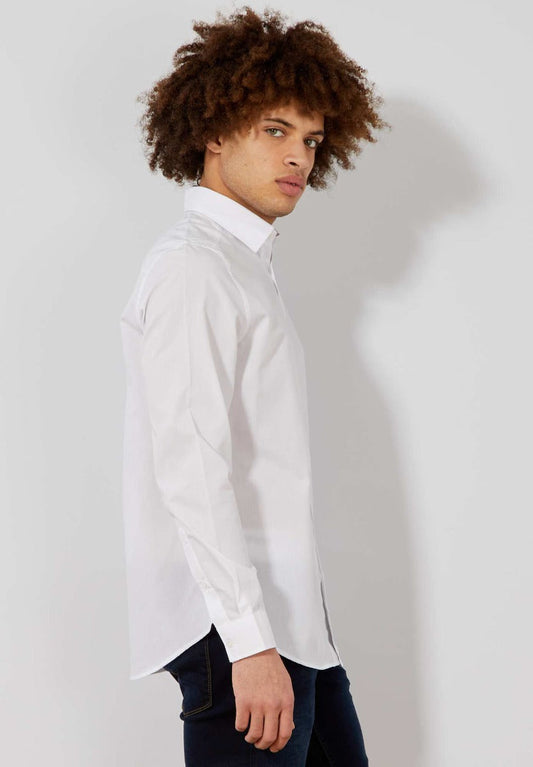 Witte Heren Blouse