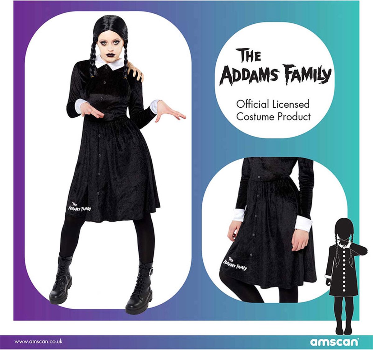 Wednesday jurk - Addams Family