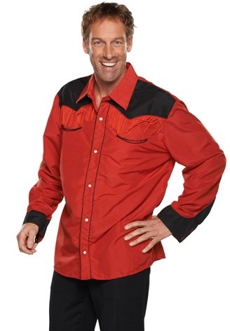 Western Blouse Rood