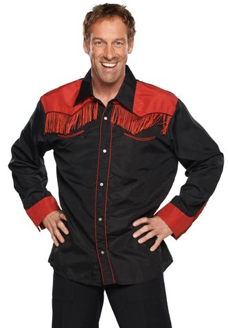 Western Blouse Zwart