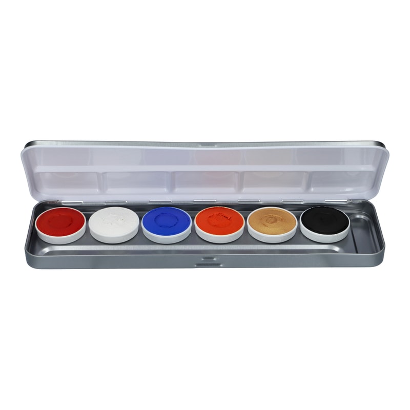 Aqua Face- and Bodypaint HOLLAND palette