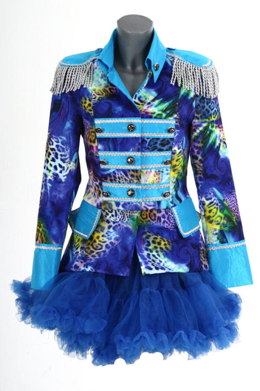 Carnavalsjas Blue Fantasy Kort