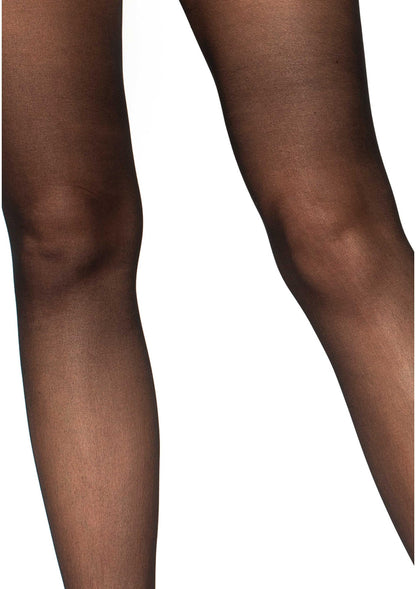 Sheer Thigh Highs with Lace Garter Belt