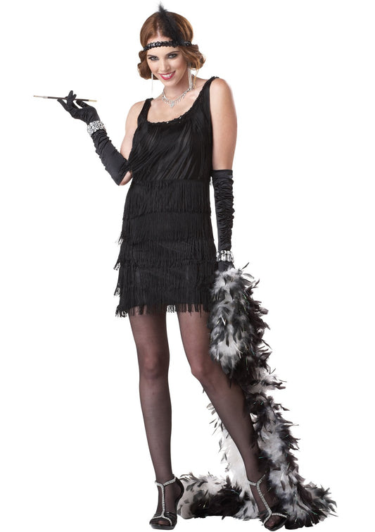 Flapper Jurkje Zwart