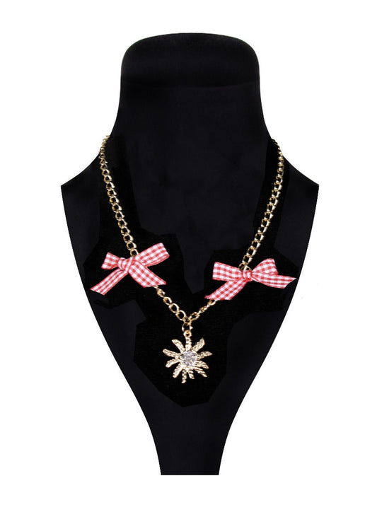 Dirndl ketting edelweiss