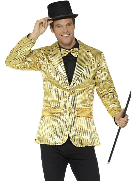 Gouden pailletten jas