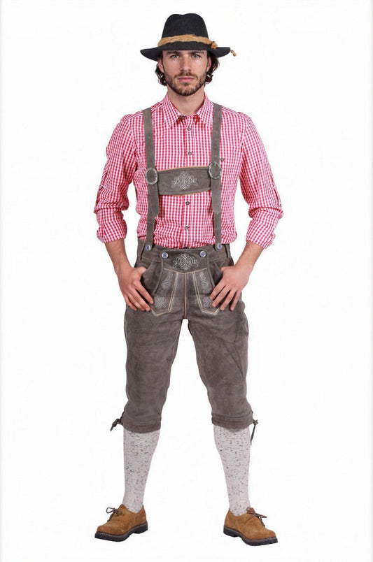 Lederhose Ulrich Grijs