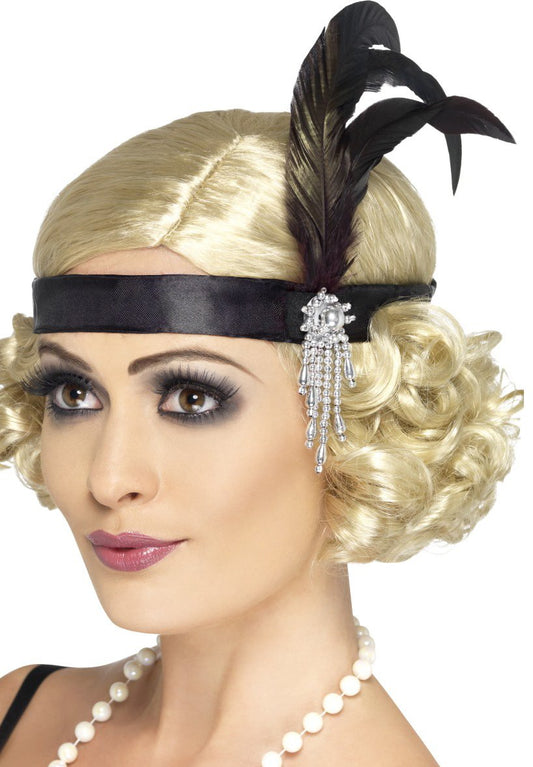 Satin Charleston Hoofdband