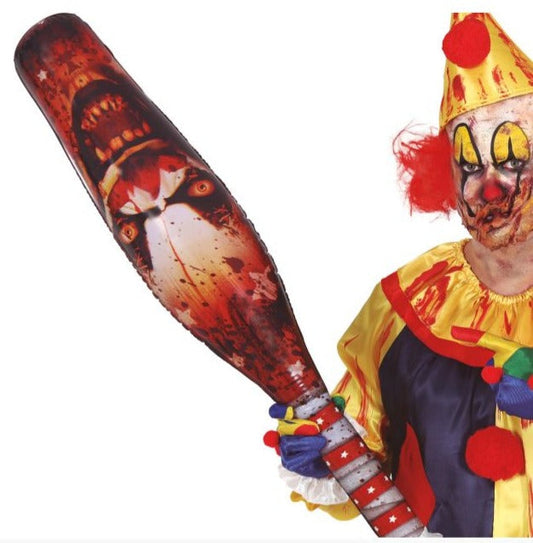 Inflatable clown bat 90 cm