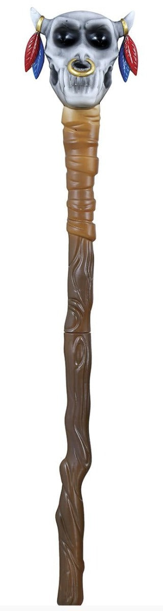 Detachable skull cane