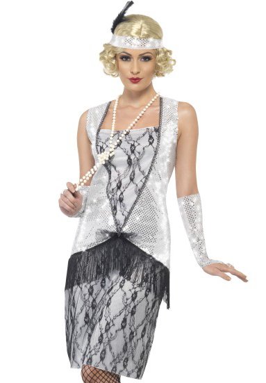 Zilver Great Gatsby Jurkje