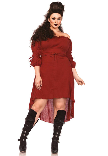 Romantische Jurk Bordeaux X