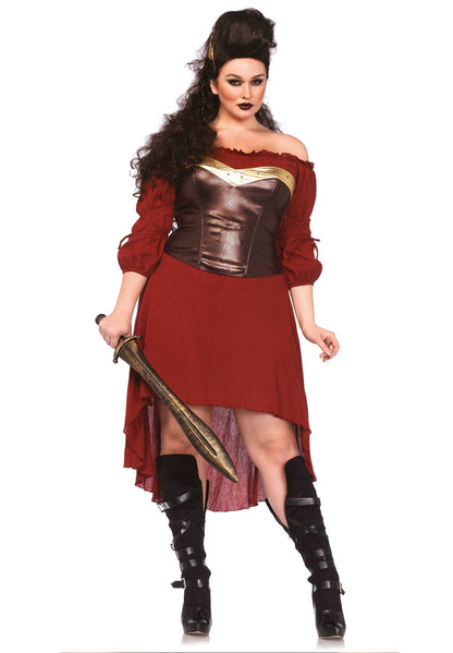 Romantische Jurk Bordeaux X