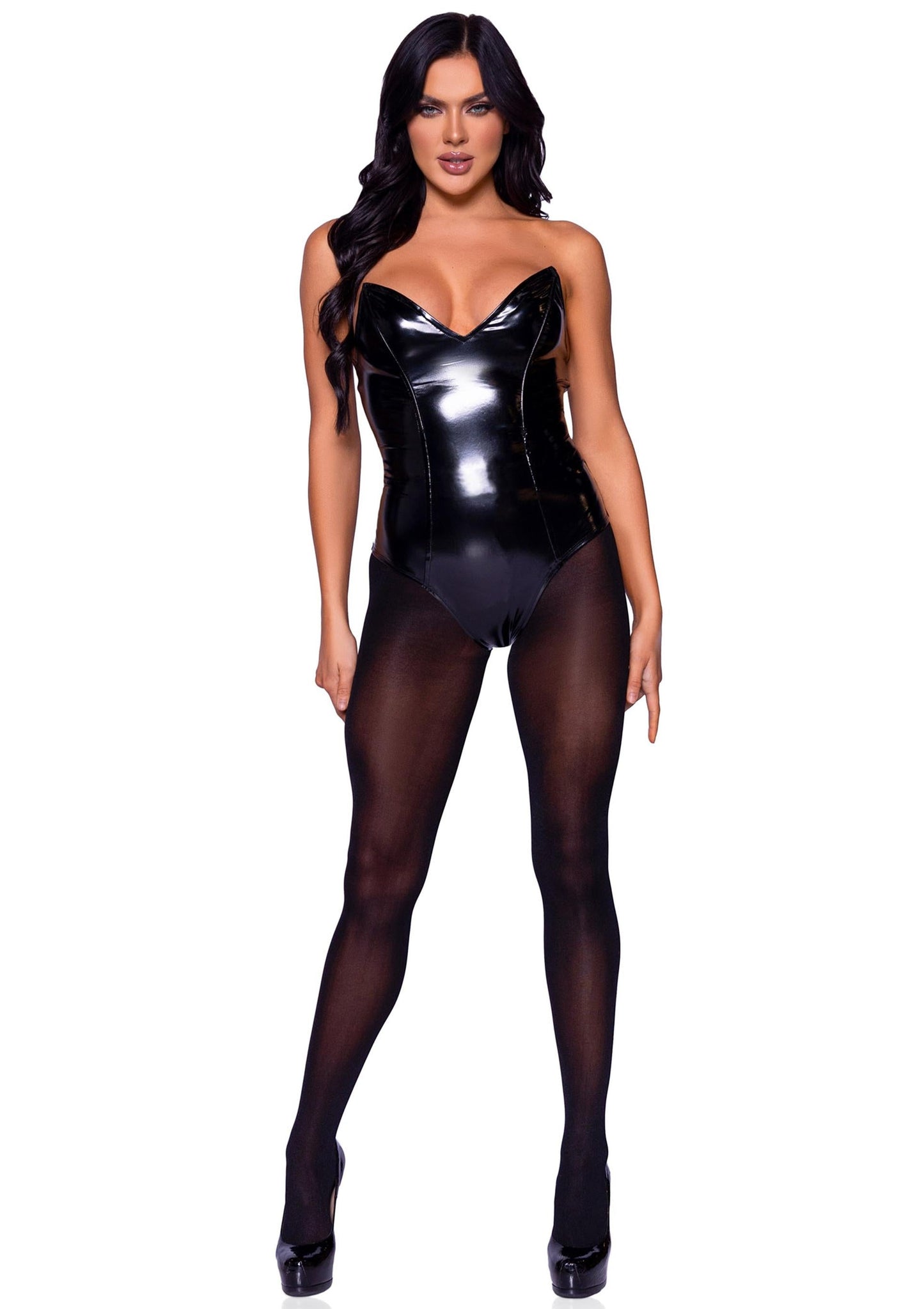 Vinyl Boned Bodysuit