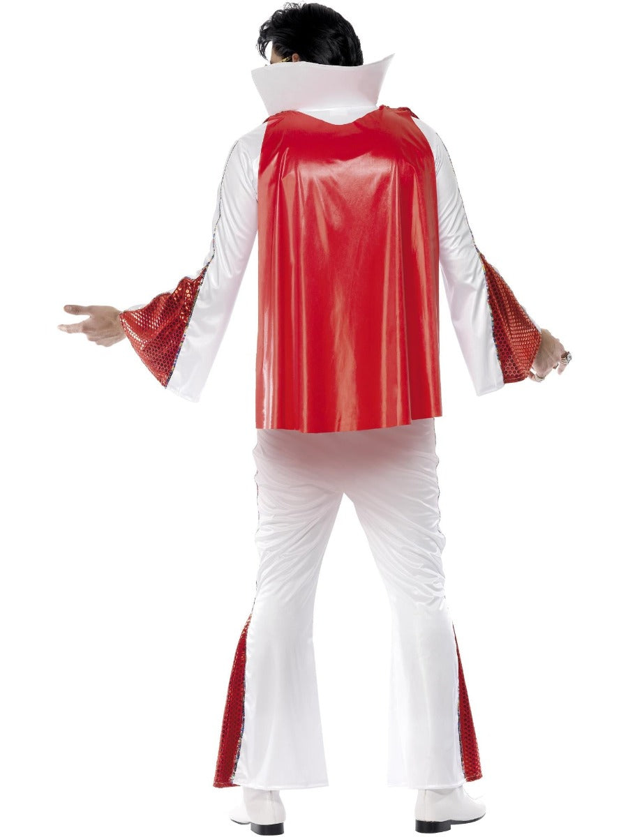 Elvis Costume White & Red