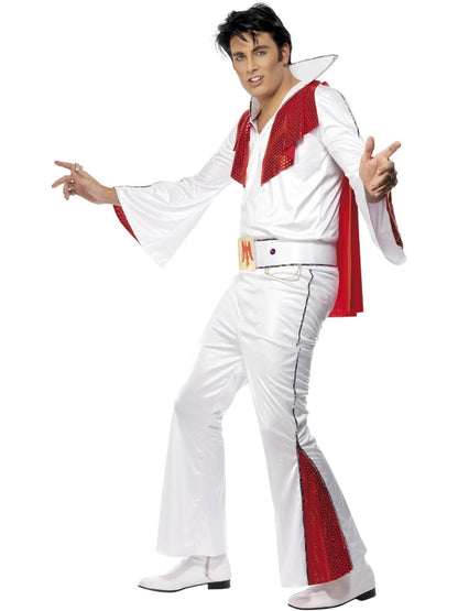 Elvis Costume White & Red