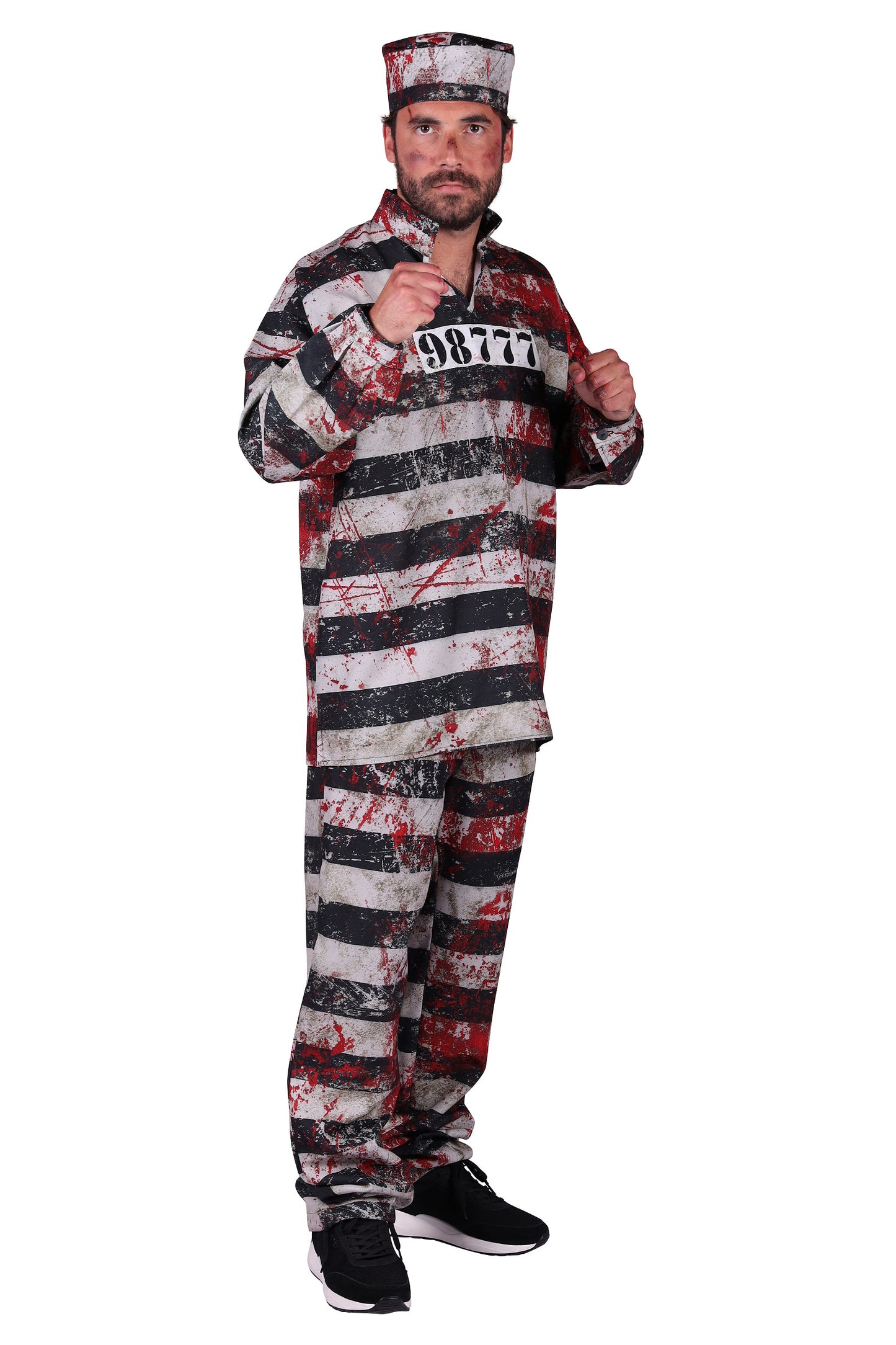 Bloody prisoner man