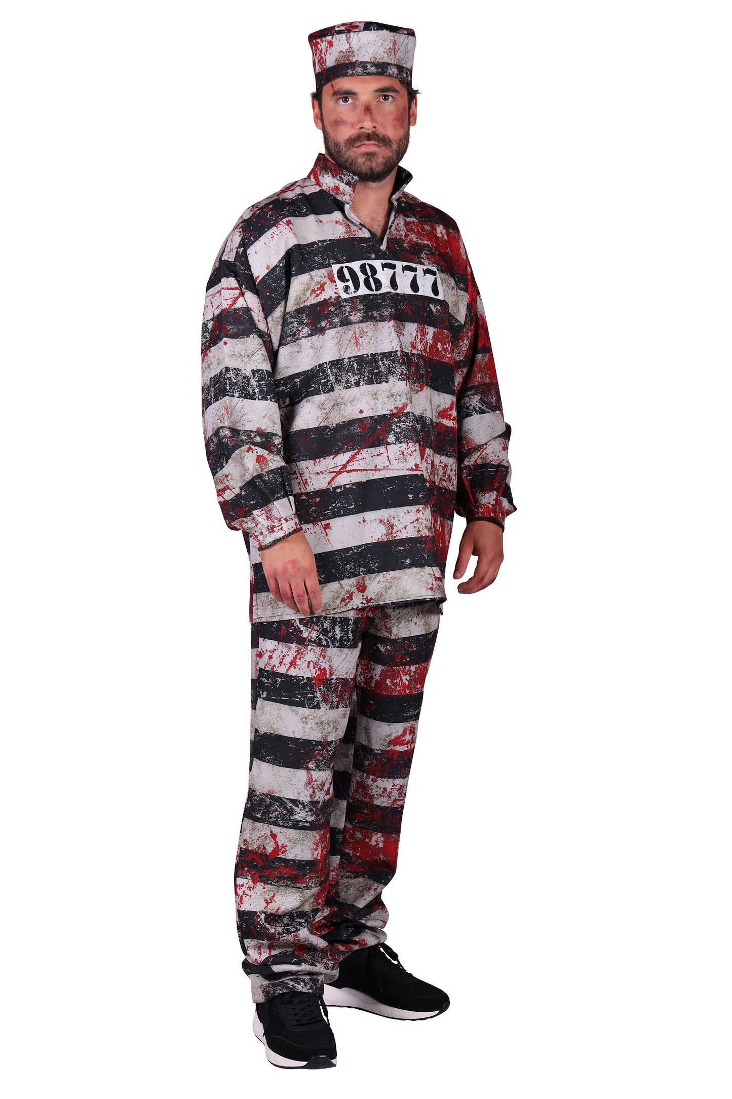 Bloody prisoner man