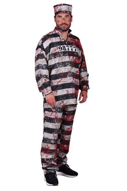 Bloody prisoner man