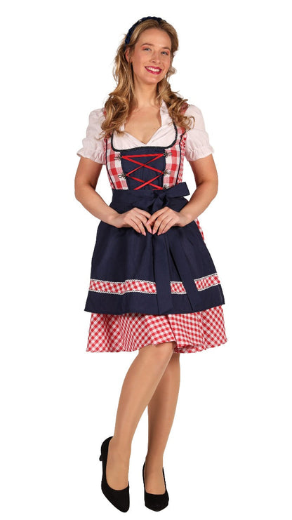 Dirndljurk Edelweiss Rood