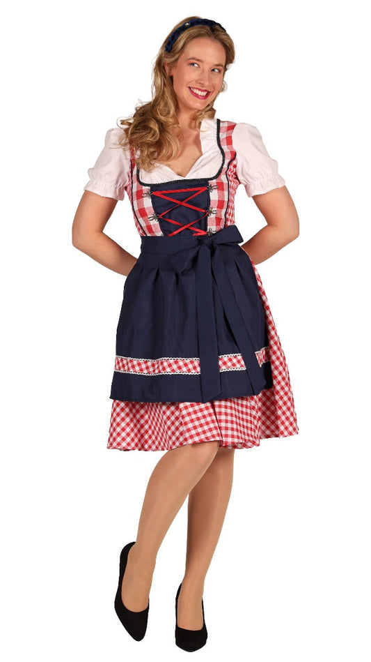 Dirndljurk Edelweiss Rood