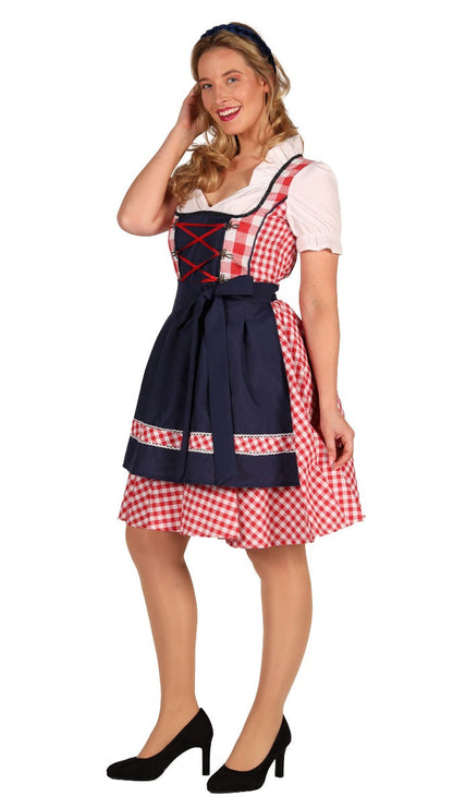Dirndljurk Edelweiss Rood