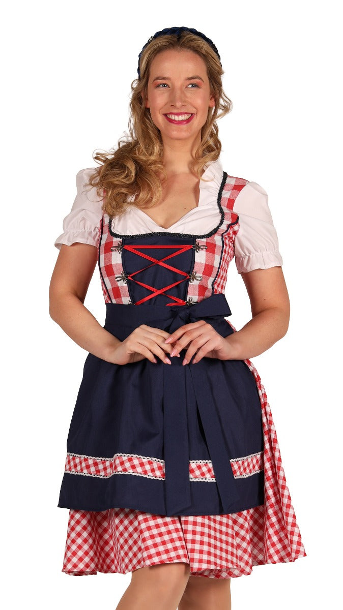 Dirndljurk Edelweiss Rood