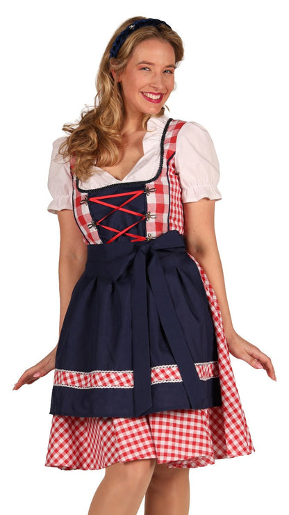 Dirndljurk Edelweiss Rood