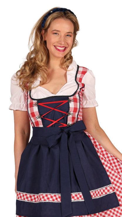 Dirndljurk Edelweiss Rood