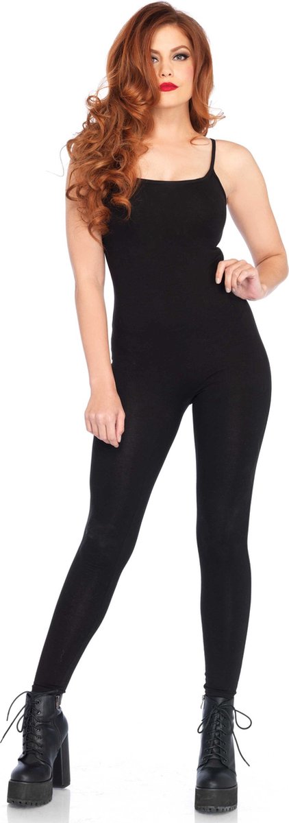 Basic jumpsuit Zwart