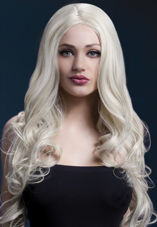 Blonde Pruik Lang