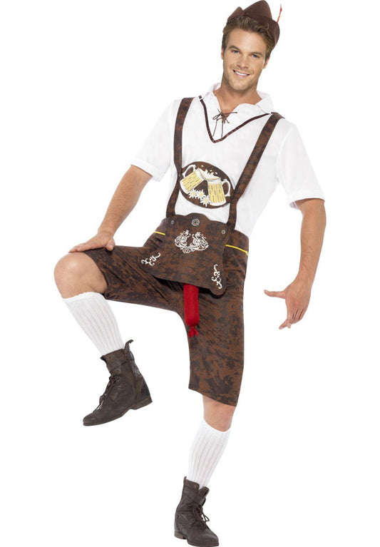 Bruin Lederhosen Pak